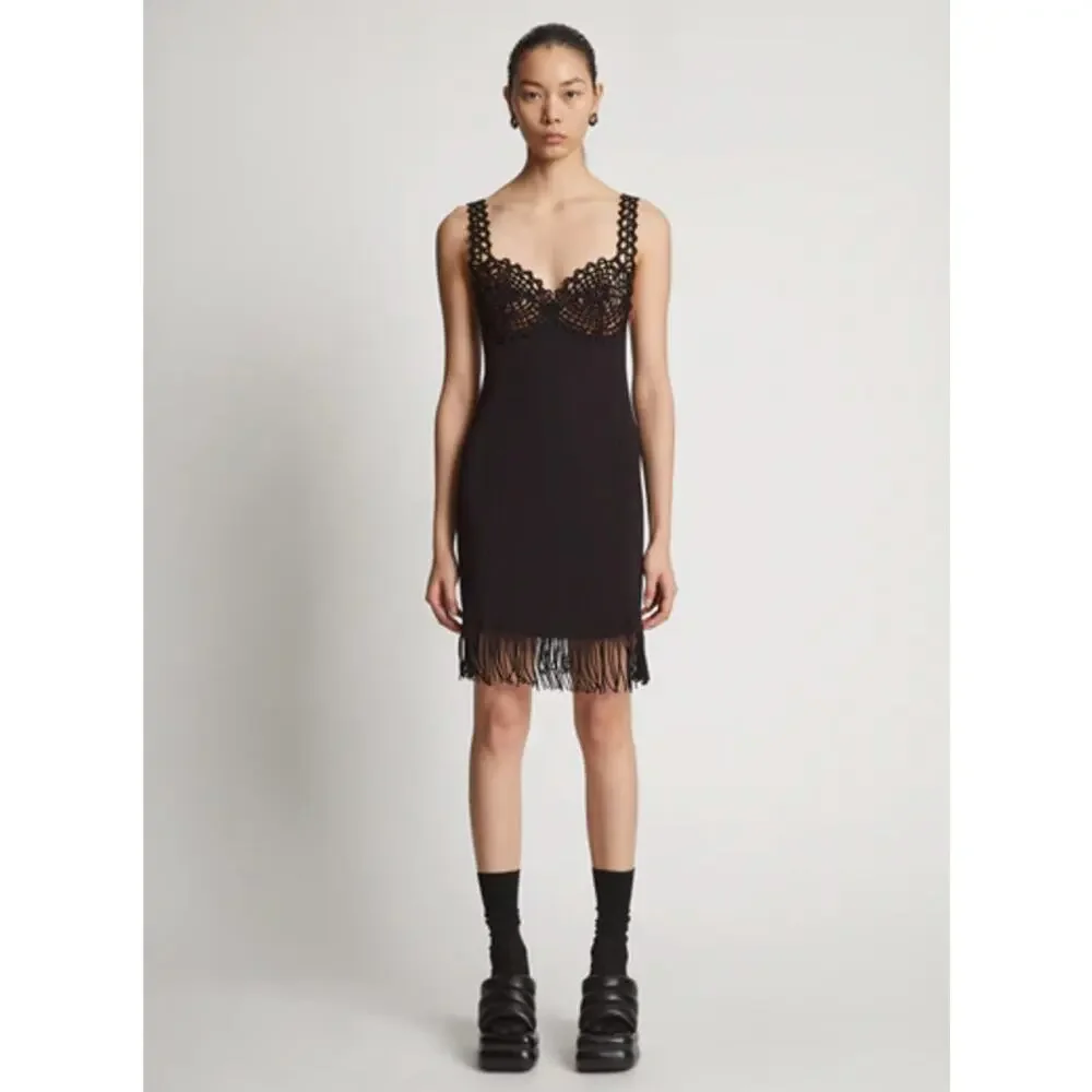 Proenza Schouler Embroidered Viscose Knit Dress - Picture 2 of 12